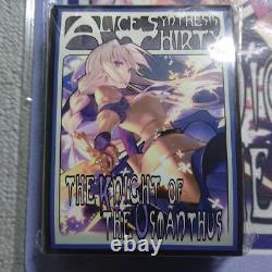 Sword Art Online Alice Mucha Knight Armor Card Sleeve Playmat Set Japan Anime