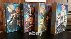 Sword Art Online Limited Edition Blu-ray Box Set 1 2 3 4 + Autographs! Read desc