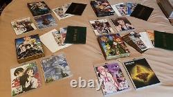 Sword Art Online Limited Edition Blu-ray Box Set 1 2 3 4 + Autographs! Read desc