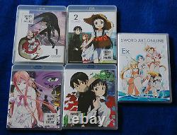 Sword Art Online Sets 1,2,3,4 BLU-RAY & Extra Edition OVA DVD Anime Bundle