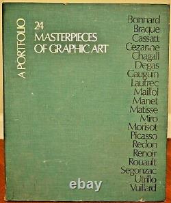 TRITON PRESS Portfolio 24 Masterpieces of Graphic Art Lithograph Print Plate Set