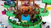 Toy Jungle And Forest Animals In The Treehouse Playset For Kids