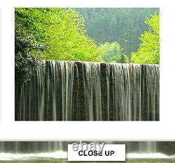 Tropical Forest Waterfall Large Forest Canvas Wall Art Framed and Ready to Hang