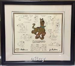 Ultimate Scooby Doo Cel Hanna Barbera Animation Signed 10 Set Rare Art Cells