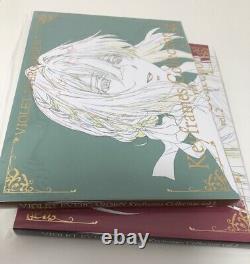 VIOLET EVERGARDEN keyframes collection art book 1 & 2 set kyoto animation anime