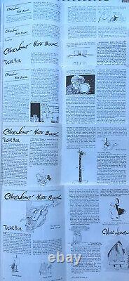 Vintage Animator Chuck Jones Printed Art 1950s Sets in Order Magazine lot of 15
