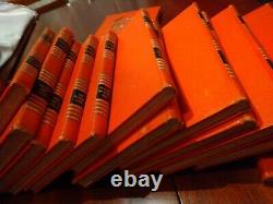 Vintage CHILDCRAFT Children Books 1954 Full Set Volumes 1-15 Orange Hardcover