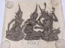 Vintage Temple Rubbings. Set Of 3 On Rice Paper