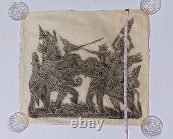 Vintage Temple Rubbings. Set Of 3 On Rice Paper