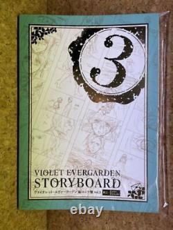 Violet Evergarden Art Books vol. 1 2 3 Storyboard set Kyoto Animation Kyoani