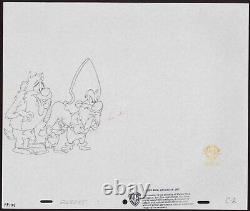 Warner Bros Pencil Portfolio Looney Tunes Animation Art UF Set of 6 Drawings 106