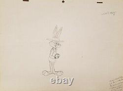 Warner Brothers Bugs Bunny and Daffy Duck Original Production Drawing Set