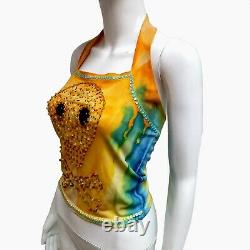Woman clothing top summer t-shirt couture fashion beach brand skull embroidered
