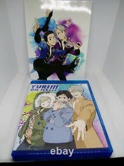 Yuri on ice limited edition complete bluray dvd series set anime + art book USED